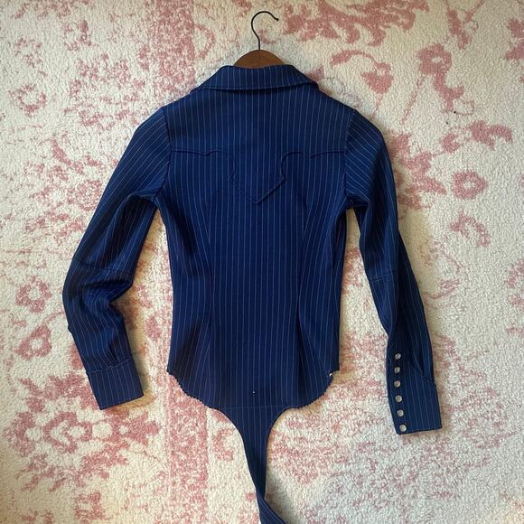 Vintage Custom Made Western Cowgirl Pearl Button Up - Picture 8 of 8